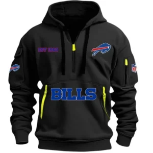 Buffalo Bills Hoodie Half Zipper, All Over Print Hoodie Half Zipper Buffalo Bills DNFL1337102039 - Black