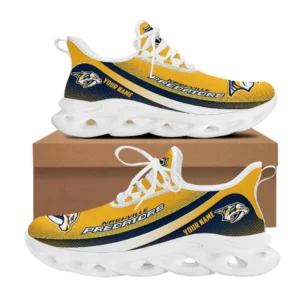 Nashville Predators Max Soul Shoes, All Over Print Max Soul Shoes Nashville Predators DNHL106742028 - White