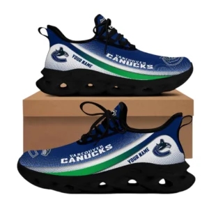 Vancouver Canucks Max Soul Shoes, All Over Print Max Soul Shoes Vancouver Canucks DNHL106742031 - Black
