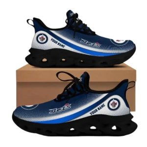 Winnipeg Jets Max Soul Shoes, All Over Print Max Soul Shoes Winnipeg Jets DNHL106742040 - Black