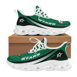 Dallas Stars Max Soul Shoes, All Over Print Max Soul Shoes Dallas Stars DNHL106742051 - White
