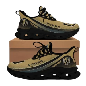 Vegas Golden Knights Max Soul Shoes, All Over Print Max Soul Shoes Vegas Golden Knights DNHL106742056 - Black