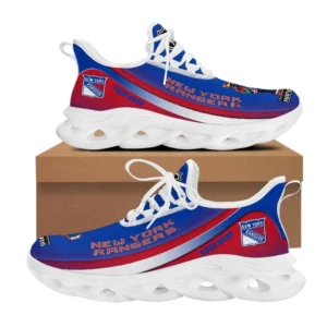 New York Rangers Max Soul Shoes, All Over Print Max Soul Shoes New York Rangers DNHL106742066 - White