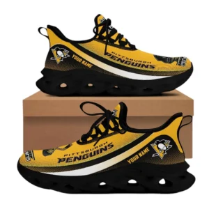 Pittsburgh Penguins Max Soul Shoes, All Over Print Max Soul Shoes Pittsburgh Penguins DNHL106742076 - Black