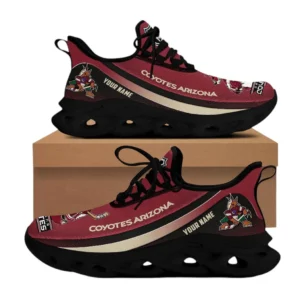 Arizona Coyotes Max Soul Shoes, All Over Print Max Soul Shoes Arizona Coyotes DNHL106742078 - Black