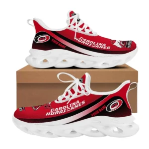 Carolina Hurricanes Max Soul Shoes, All Over Print Max Soul Shoes Carolina Hurricanes DNHL106742079 - White