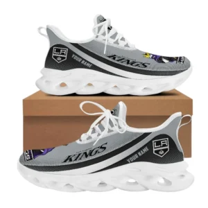 Los Angeles Kings Max Soul Shoes, All Over Print Max Soul Shoes Los Angeles Kings DNHL106742081 - White