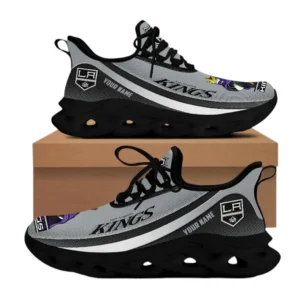 Los Angeles Kings Max Soul Shoes, All Over Print Max Soul Shoes Los Angeles Kings DNHL106742081 - Black