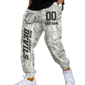 New Jersey Devils Sweatpants, All Over Print Sweatpants New Jersey Devils DNHL107772059