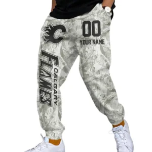 Calgary Flames Sweatpants, All Over Print Sweatpants Calgary Flames DNHL107772069