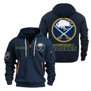 Buffalo Sabres Hoodie Half Zipper, All Over Print Hoodie Half Zipper Buffalo Sabres DNHL108972054 - Navy