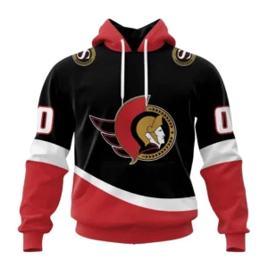 Ottawa Senators Hoodie, All Over Print Hoodie Ottawa Senators DNHL108972103
