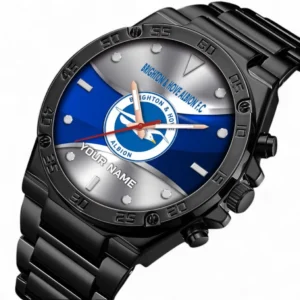 Brighton & Hove Albion Fans Gift Hand Watch, All Over Print Hand Watch For Sport Fan, Custom Name EPL105072925568