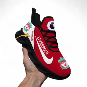 Liverpool Fans Gift Max Soul Shoes, All Over Print Max Soul Shoes For Sport Fan, Custom Name EPL107072925777-Black