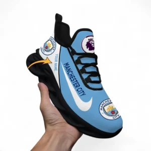 Manchester City Fans Gift Max Soul Shoes, All Over Print Max Soul Shoes For Sport Fan, Custom Name EPL107072925784-Black