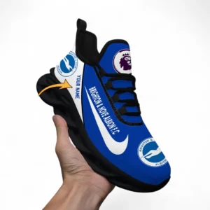 Brighton & Hove Albion Fans Gift Max Soul Shoes, All Over Print Max Soul Shoes For Sport Fan, Custom Name EPL107072925790-Black