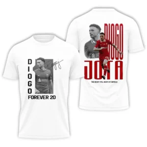 Diogo Jota In Memory T-Shirt, All Over Print T-Shirt For Liverpool Fan EPL98070425673