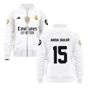 Arda Guler Real Madrid Bomber Jacket  For Fan Arda Guler HVN1100AG070125BOB