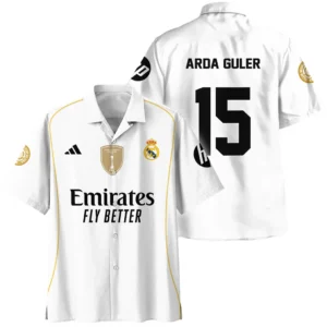 Arda Guler Real Madrid Hawaiian shirt  For Fan Arda Guler HVN1100AG070125HAW