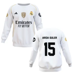 Arda Guler Real Madrid Sweatshirt  For Fan Arda Guler HVN1100AG070125SW