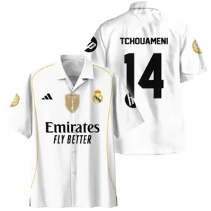 Aurelien Tchouameni Real Madrid Hawaiian shirt  For Fan Aurelien Tchouameni HVN1100AT070125HAW