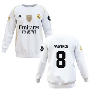 Federico Valverde Real Madrid Sweatshirt  For Fan Federico Valverde HVN1100FV070125SW