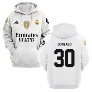 Gonzalo Garcia Real Madrid Hoodie  For Fan Gonzalo Garcia HVN1100GG070125HOD