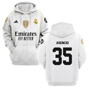 Marco Asensio Real Madrid Hoodie  For Fan Marco Asensio HVN1100MA070125HOD