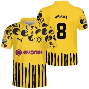 Felix Nmecha Borussia Dortmund Polo Shirt  For Fan Felix Nmecha HVN1101FN070125POS