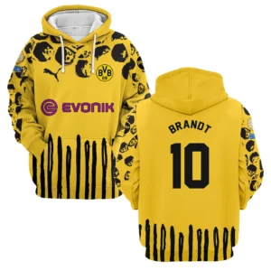 Julian Brandt Borussia Dortmund Hoodie  For Fan Julian Brandt HVN1101JB070125HOD