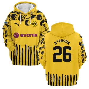 Julian Ryerson Borussia Dortmund Hoodie  For Fan Julian Ryerson HVN1101JR070125HOD