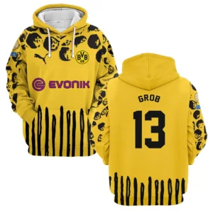 Pascal Grob Borussia Dortmund Hoodie  For Fan Pascal Grob HVN1101PG070125HOD