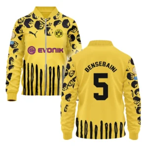 Ramy Bensebaini Borussia Dortmund Bomber Jacket  For Fan Ramy Bensebaini HVN1101RB070125BOB