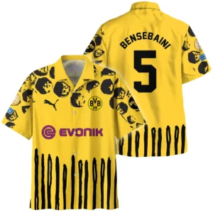 Ramy Bensebaini Borussia Dortmund Hawaiian shirt  For Fan Ramy Bensebaini HVN1101RB070125HAW