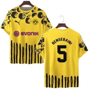 Ramy Bensebaini Borussia Dortmund T-Shirt  For Fan Ramy Bensebaini HVN1101RB070125TS3D
