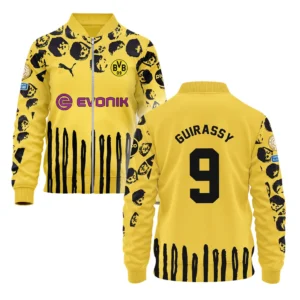 Serhou Guirassy Borussia Dortmund Bomber Jacket  For Fan Serhou Guirassy HVN1101SG070125BOB