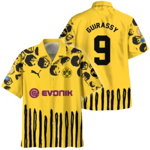 Serhou Guirassy Borussia Dortmund Hawaiian shirt  For Fan Serhou Guirassy HVN1101SG070125HAW