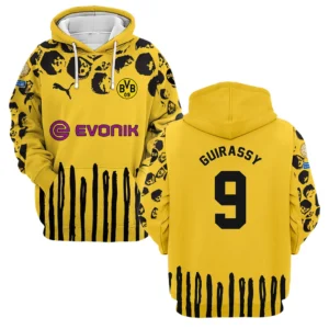 Serhou Guirassy Borussia Dortmund Hoodie  For Fan Serhou Guirassy HVN1101SG070125HOD