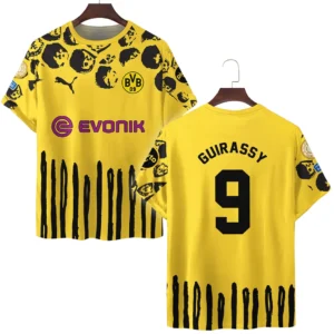 Serhou Guirassy Borussia Dortmund T-Shirt  For Fan Serhou Guirassy HVN1101SG070125TS3D