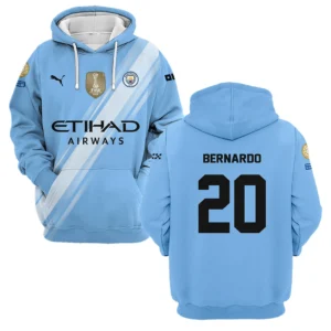 Bernardo Silva Manchester City Hoodie  For Fan Bernardo Silva HVN1102BS070125HOD