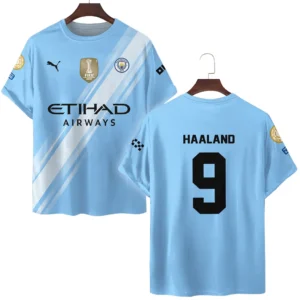 Erling Haaland Manchester City T-Shirt  For Fan Erling Haaland HVN1102EH070125TS3D