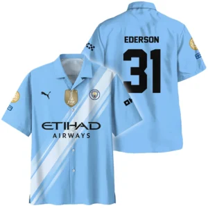 Ederson Moraes Manchester City Hawaiian shirt  For Fan Ederson Moraes HVN1102EM070125HAW