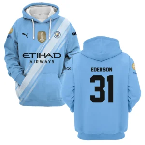 Ederson Moraes Manchester City Hoodie  For Fan Ederson Moraes HVN1102EM070125HOD