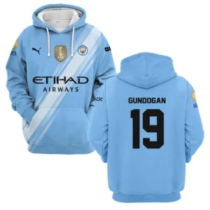 Ilkay Gundogan Manchester City Hoodie  For Fan Ilkay Gundogan HVN1102IG070125HOD