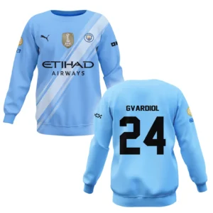 Josko Gvardiol Manchester City Sweatshirt  For Fan Josko Gvardiol HVN1102JG070125SW