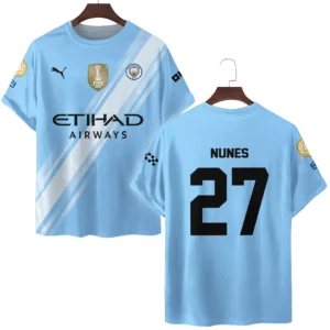 Matheus Nunes Manchester City T-Shirt  For Fan Matheus Nunes HVN1102MN070125TS3D