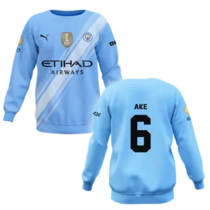 Nathan Ake Manchester City Sweatshirt  For Fan Nathan Ake HVN1102NA070125SW