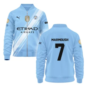 Omar Marmoush Manchester City Bomber Jacket  For Fan Omar Marmoush HVN1102OM070125BOB
