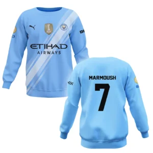 Omar Marmoush Manchester City Sweatshirt  For Fan Omar Marmoush HVN1102OM070125SW