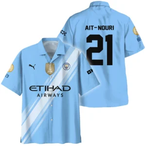 Rayan Ait-Nouri Manchester City Hawaiian shirt  For Fan Rayan Ait-Nouri HVN1102RAN070125HAW